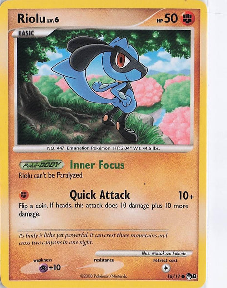 Riolu LV.6 16/17