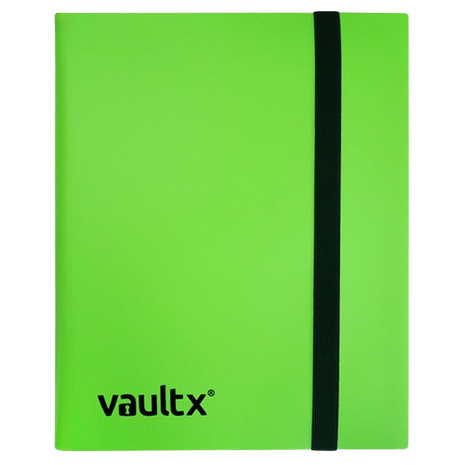 Vault X - Green 4 Pocket Strap Binder