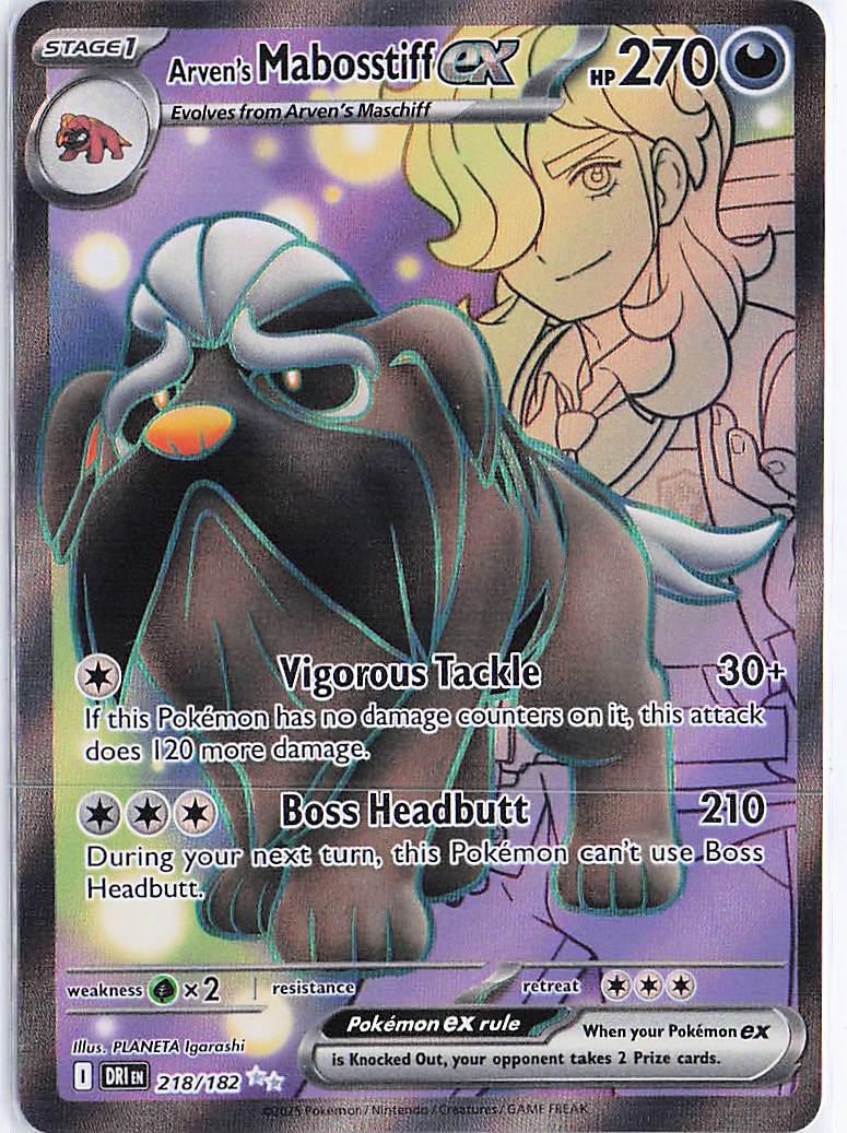 Arven’s Mabosstiff ex 218/182