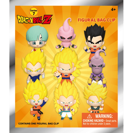 Dragon Ball Z - Series 7: 3D Character Bag Clip Blind Bag