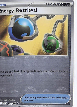 Energy Retrieval 082/086 (Pokeball Holo)