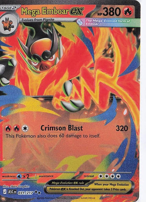Mega Emboar ex 031/217
