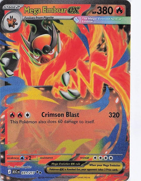 Mega Emboar ex 031/217
