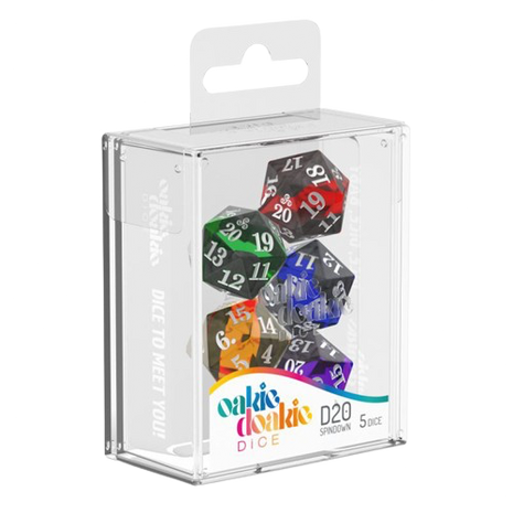 Oakie Doakie Dice - D20 Spindown: Enclave Dice Set