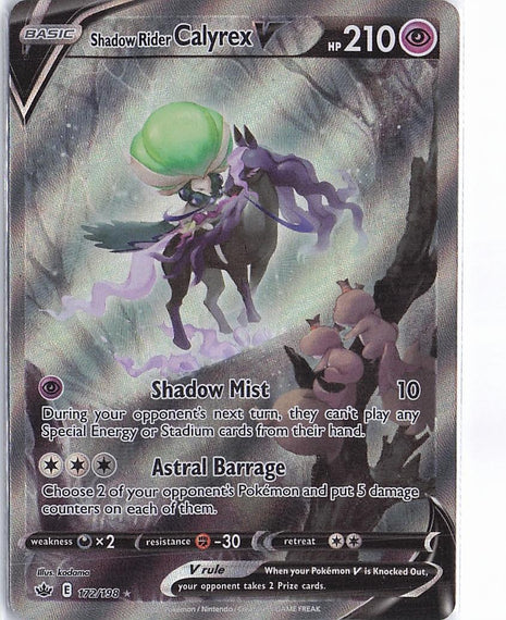 Shadow Rider Calyrex V 172/198