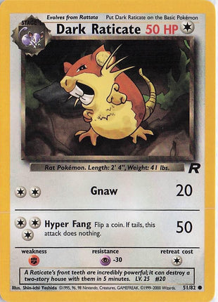 Dark Raticate 51/82