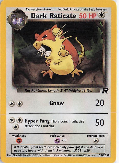 Dark Raticate 51/82
