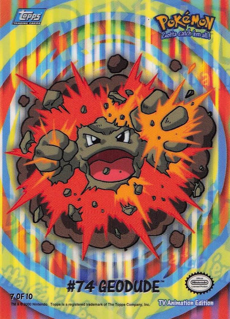Geodude #74 7 of 10- Topps