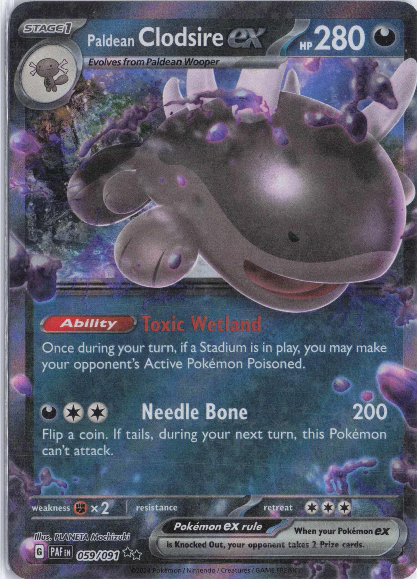 Paldean Clodsire ex 059/091