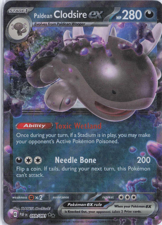 Paldean Clodsire ex 059/091