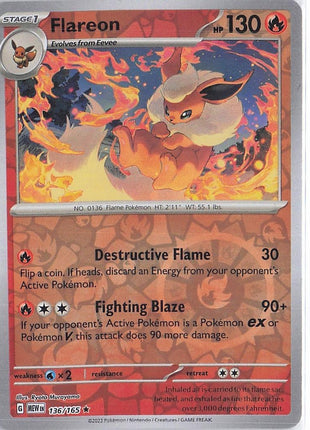 Flareon 136/165 (RH)