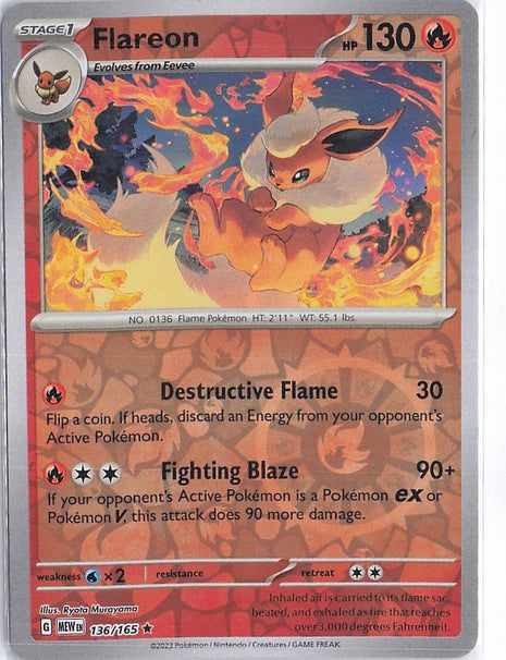 Flareon 136/165 (RH)