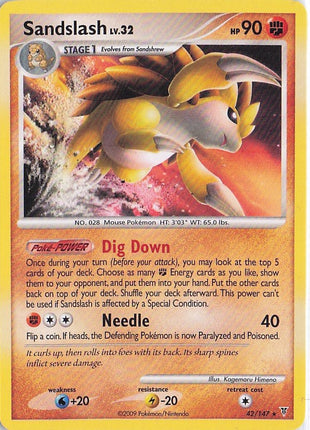 Sandslash LV.32 42/147