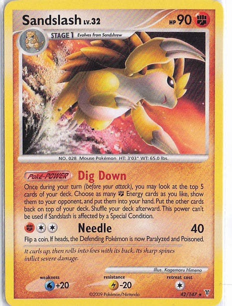 Sandslash LV.32 42/147