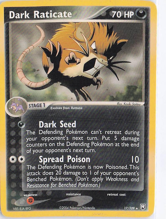 Dark Raticate 17/109