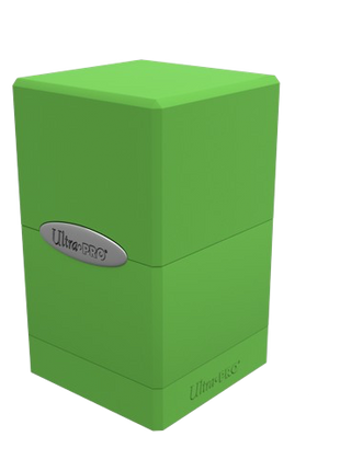 Ultra Pro - Lime Green Satin Tower Deck Box
