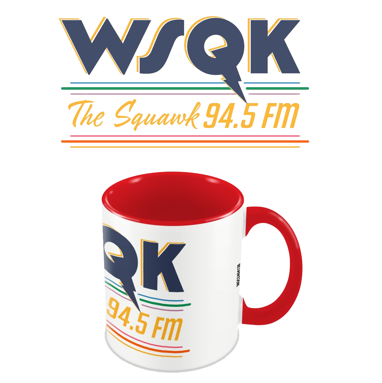 Stranger Things - WSQK Red Coloured Inner Mug