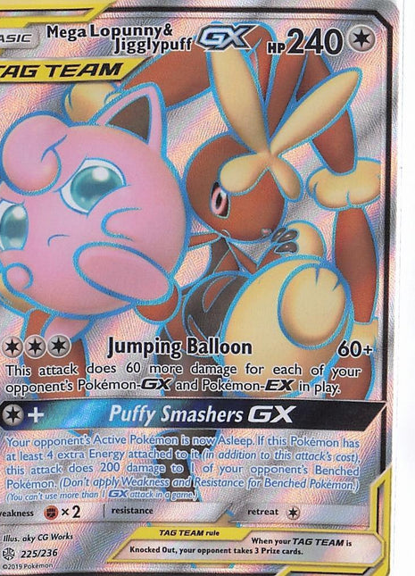 Mega Lopunny & Jigglypuff GX 225/236