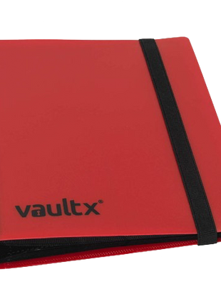 Vault X - Red 4 Pocket Strap Binder
