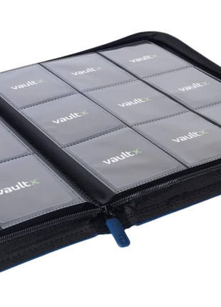 Vault X - Royal Blue 9 Pocket Zip Binder