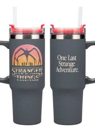 Stranger Things - 900ml Insulated Cup and Straw