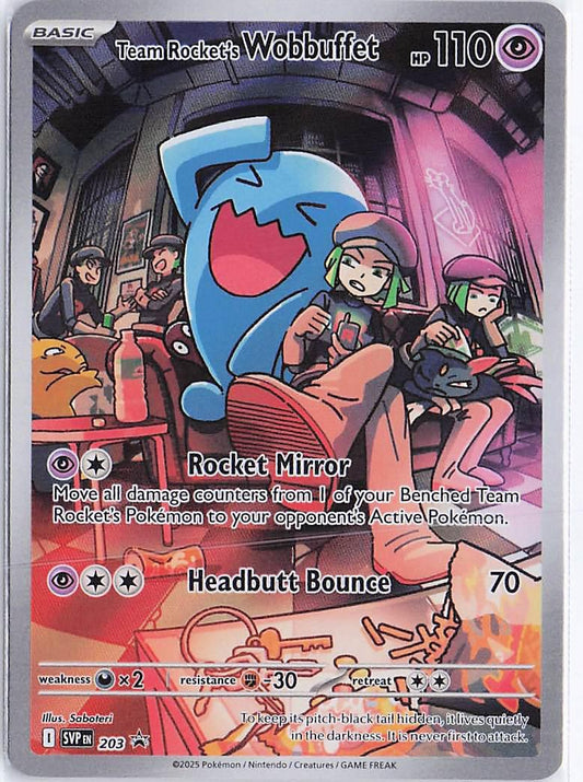 Team Rocket's Wobbuffet SVP203