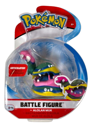 Pokemon - Alolan Muk Battle Figure