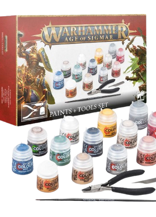 Warhammer: Age of Sigmar - Paint and Tools Set