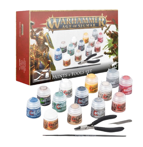 Warhammer: Age of Sigmar - Paint and Tools Set