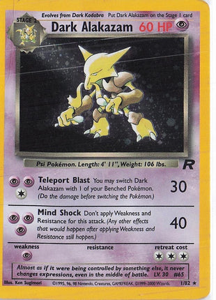 Dark Alakazam 1/82 (H)