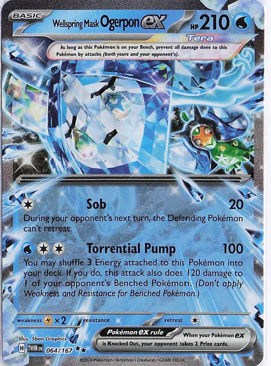 Wellspring Mask Ogerpon ex 064/167