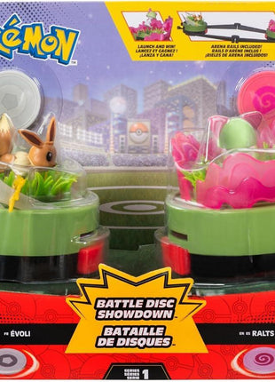 Pokemon - Eevee Vs Ralts Battle Disc Showdown Game
