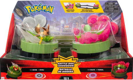 Pokemon - Eevee Vs Ralts Battle Disc Showdown Game