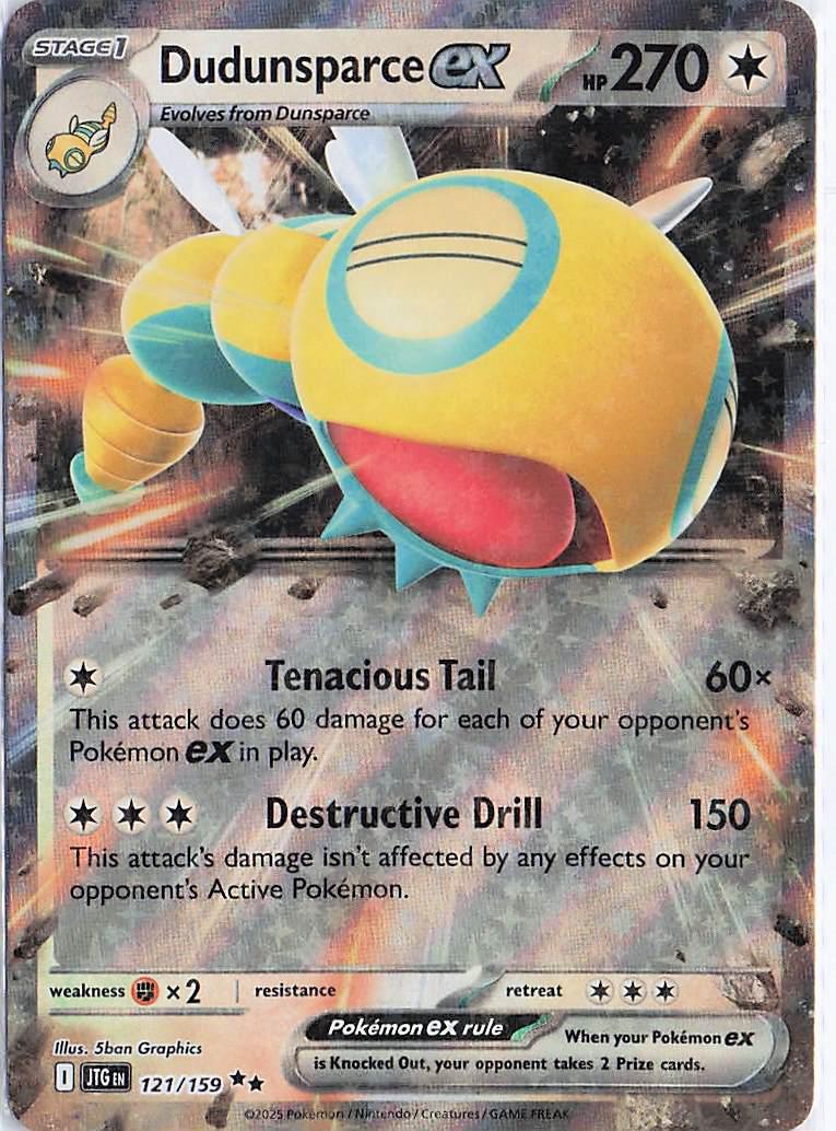 Dudunsparce ex 121/159