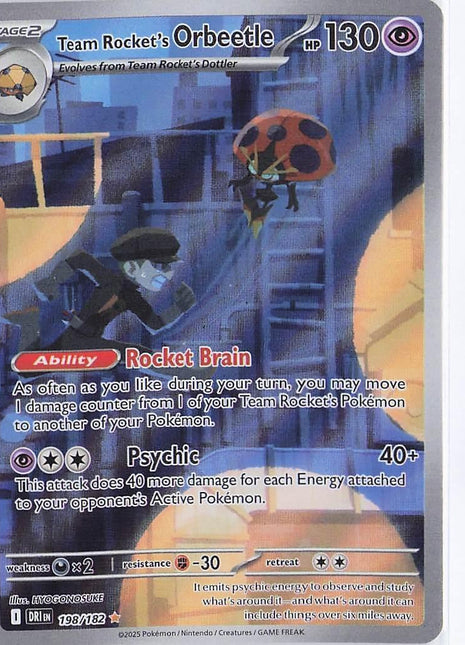 Team Rocket's Orbeetle 198/182