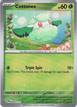 Cottonee 007/131 (Pokeball Holo)