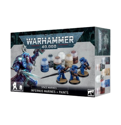 Warhammer 40k - Space Marines: Infernus Marines + Paints