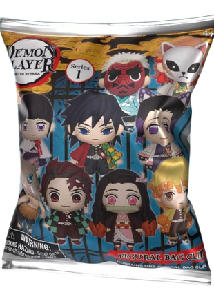 Demon Slayer - Series 1: 3D Character Bag Clip Blind Bag