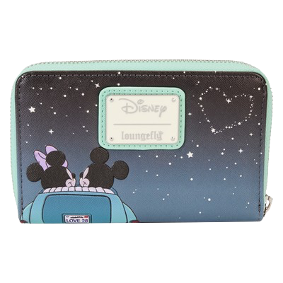 Loungefly - Mickey and Minnie Date Night Drive-In Zip Around Wallet