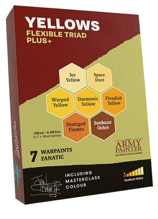 The Army Painter - Yellows Flexible Triad PLUS+ Paint Set