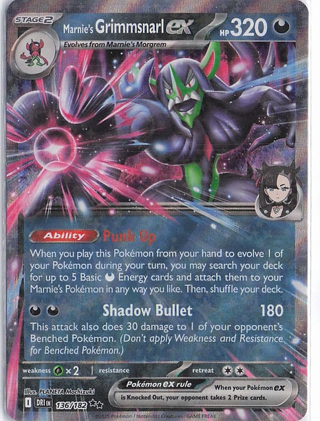 Marnie’s Grimmsnarl ex 136/182