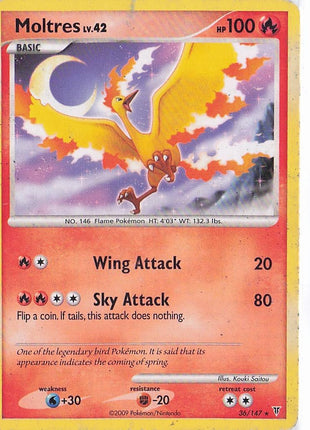 Moltres LV.42 36/147 (D)
