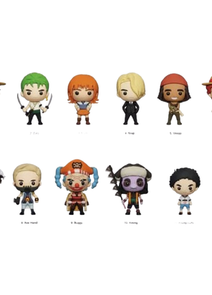 One Piece - Netflix Live Action Series 1: 3D Character Bag Clip Blind Bag