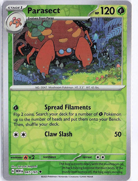 Parasect 047/165 (RH)