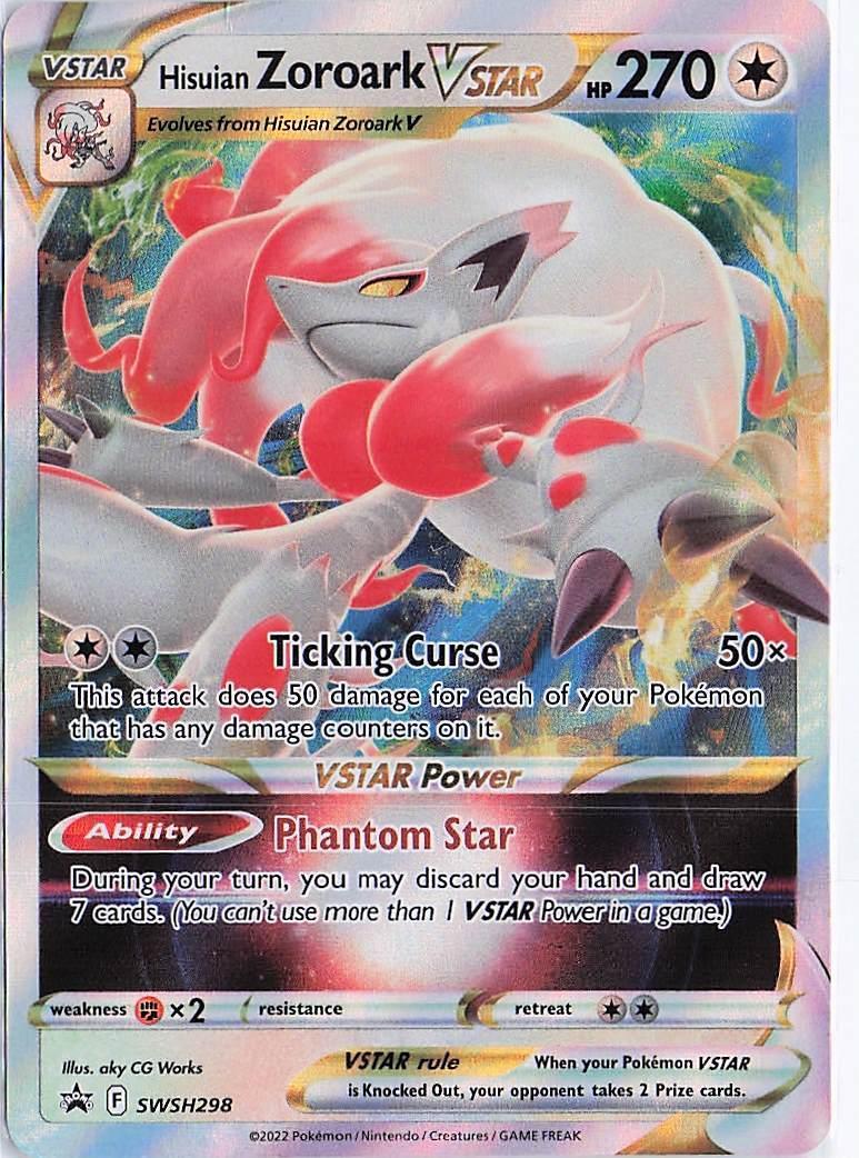 Hisuian Zoroark VSTAR SWSH298