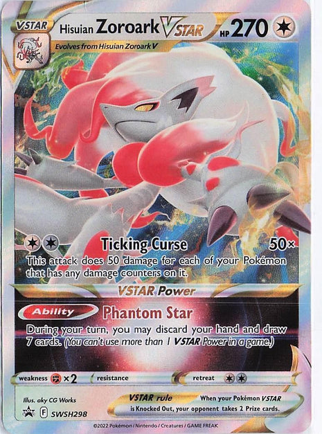 Hisuian Zoroark VSTAR SWSH298