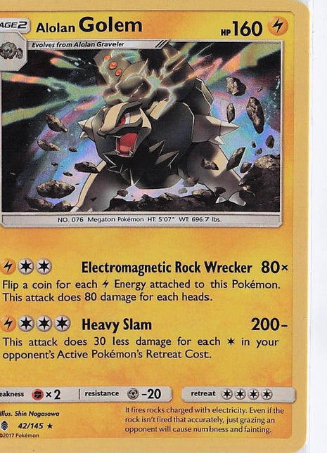 Alolan Golem 42/145 (H)