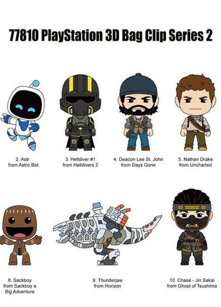 Playstation - Series 2: 3D Character Bag Clip Blind Bag