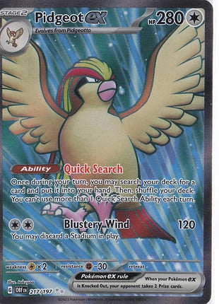 Pidgeot ex 217/197