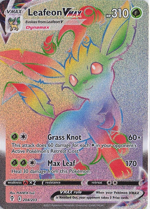 Leafeon VMAX 204/203